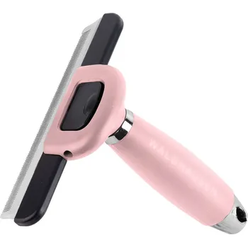 Čištění pro koně Waldhausen Furminátor s gelovou rukojetí, XL Barva: linnea pink