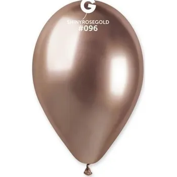 Balónek Latexový balonek Gemar Chrom rose gold 33 cm
