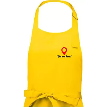Kuchyňská zástěra You are here - Pánská zástěra na vaření - Univerzální velikost ( Žlutá )