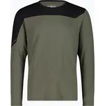 Pánské běžecké tričko Longsleeve CMP 34N1747 olive