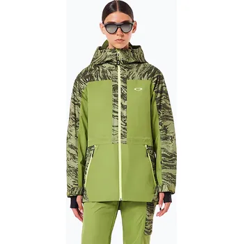 Dámská lyžařská bunda Oakley Tc Juno Reduct Shell Jacket 2.0 duality swirl dbl green