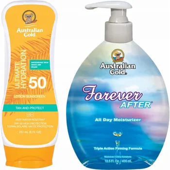 Přípravek na opalování Australian Gold SPF50 Opalovací krém 237ml + Forever After 400ml