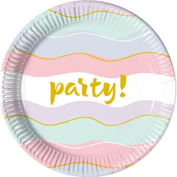 Talíř Papírové talíře Elegant Party 23 cm, 8 ks