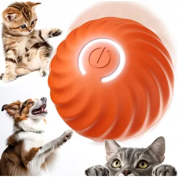 Hračka pro kočku Míček pro kočky Reverse INTERAKTIVNÍ ELEKTRICKÝ MÍČEK P RVS