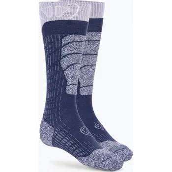 Dámské termo ponožky Dámské lyžařské ponožky SIDAS Ski Merino Lady blue/violet