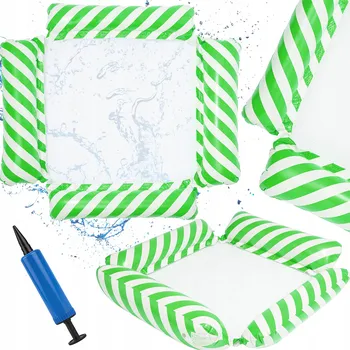 HAMAKA NA PLAVÁNÍ SE SÍŤKOU MATRACE NA PLÁŽ SÍŤOVANÁ NAFUKOVACÍ LEHÁTKO DO BAZÉNU