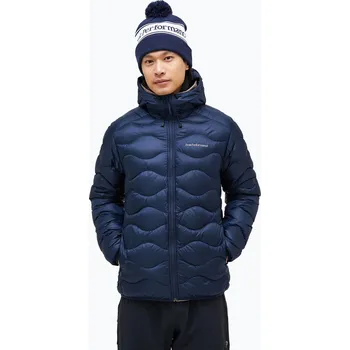 Pánská péřová bunda Peak Performance Helium Down Hood blue shadow