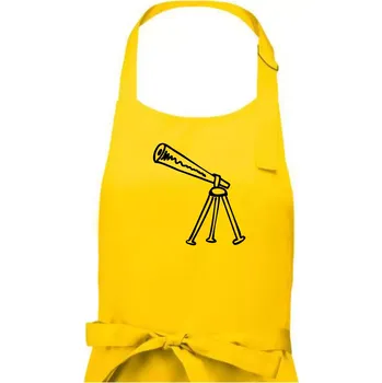 Kuchyňská zástěra Nebe - Dalekohled - Pánská zástěra na vaření - Univerzální velikost ( Žlutá )