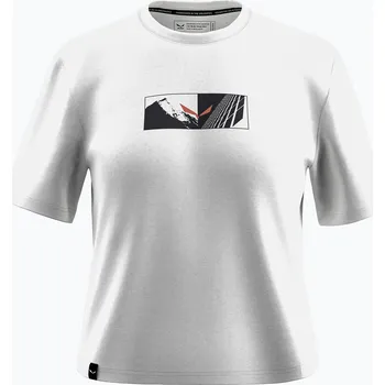 Dámské tričko Dámské tričko Salewa Eagle Hybrid Loose optical white