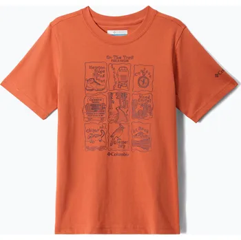 Dívčí tričko Dětské tričko Columbia Valley Creek Graphic tuscan/hike guide