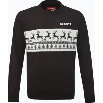 Pánský svetr Pánský svetr CCM Ugly Christmas black/white