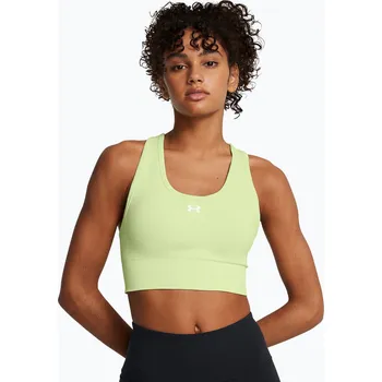Podprsenka Fitness podprsenka Under Armour Vanish Seamless Mid Branded retro green/white