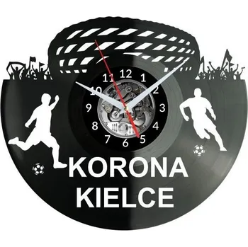 Hodiny Korona Kielce Nástěnné Hodiny Vinylová Deska Moderní Dekorativní Jako Dárek