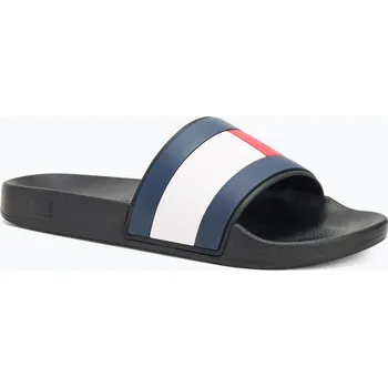 Pánské pantofle Pánské nazouváky Tommy Hilfiger Rubber Flag Pool Slide black