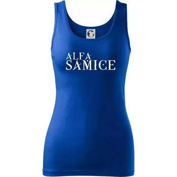 Dámské tričko Alfa Samice - Dámské tílko - XS ( Královská modrá )