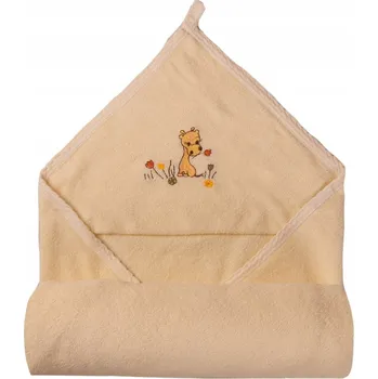 Prostěradlo Deka s kapucí BabyMatex 85 x 85 cm bílá