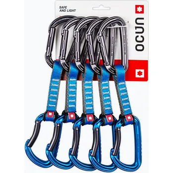 smyčka Lezecká expreska Ocun Falcon QD PA 10 cm 5 ks blue