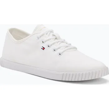 Dámské tenisky Dámské tenisky Tommy Hilfiger Canvas Lace Up white
