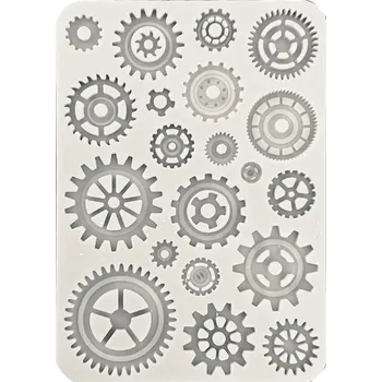 Forma na odlévání Stamperia Silikonová forma na odlévání A5 - ozubená kola