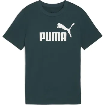 Dětské Tričko s krátkým rukávem PUMA ESS NO. 1 LOGO TEE B 68490675 – Zelená 140