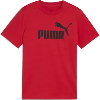 Dětské Tričko s krátkým rukávem PUMA ESS NO. 1 LOGO TEE B 68490611 – Červená 164