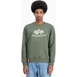 Pánská mikina Alpha Industries Basic dark olive