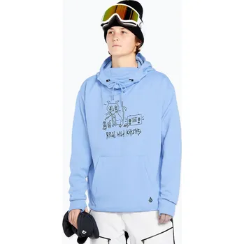 Dámská mikina Dámská snowboardová mikina Volcom Riding Hydro P/O crystal blue