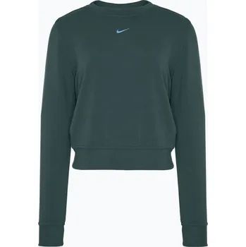 Dámská mikina Nike Dri-FIT One Crew Neck French Terry dámská mikina vintage green/ black