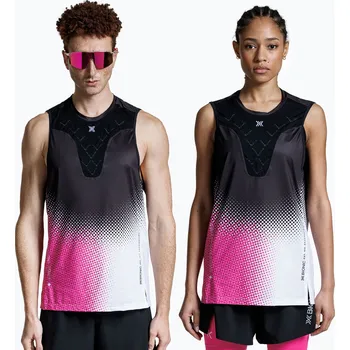 Pánské tričko Pánské tričko X-Bionic Corefusion Run dot fade/neo pink/white