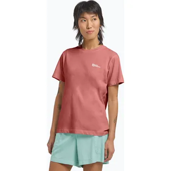 Dámské tričko Dámské tričko Jack Wolfskin Essential mineral red