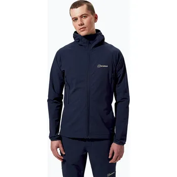 Pánská softshellová bunda Pánská softshellová bunda Berghaus Skelbo dark blue