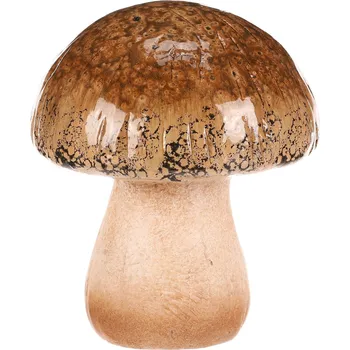 Houba keramická - hříbek, barva hnědá - MT735-M