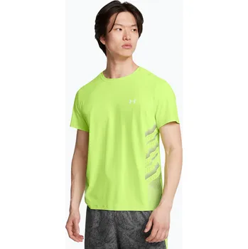 Pánské běžecké tričko Under Armour UA Launch Elite Graphic morph green/castlerock/reflective