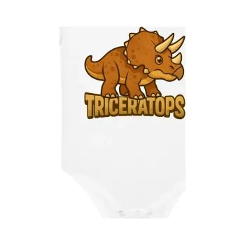 Žertovný předmět Triceratops Dinosauři - dětské body s potiskem- Tričkový.cz