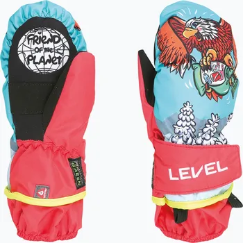 Chránič rukou Dětské lyžařské rukavice Level Animal red