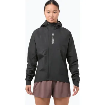 Dámská větrovka Dámská běžecká bunda NNormal Trail Rain black