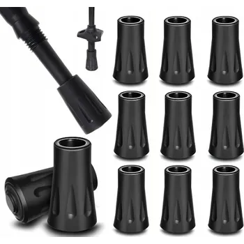 Trekingová hůl 10x gumové koncovky nástavce na hole Nordic Walking trekkingové hole hůlky