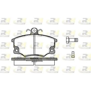 Brzdová destička Klocki hamulcowe 20833, 2146.14