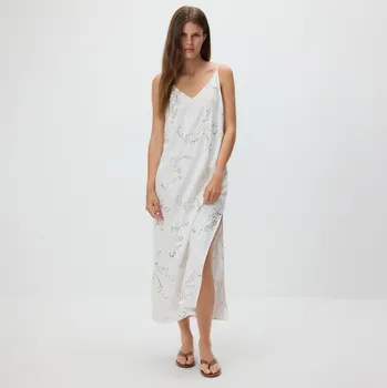 Dámské šaty Reserved - Flitrové šaty - bílá - 046GG-00X - 046GG-00X-XL