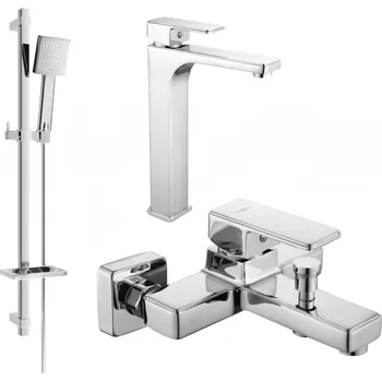 Vodovodní baterie Mexen Cetus DQ45 vanová souprava, chrom - 744313DQ45-00 Bateriové soupravy