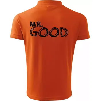Pánská košile Mr. Good - Polokošile pánská Pique Polo 203 - L ( Oranžová )