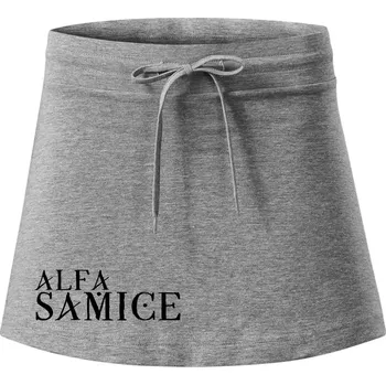 Dámská sukně Alfa Samice - Sportovní sukně - two in one - XL ( Tmavě šedý melír )