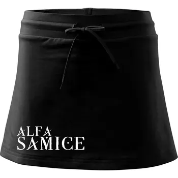 Dámská sukně Alfa Samice - Sportovní sukně - two in one - XS ( Černá )