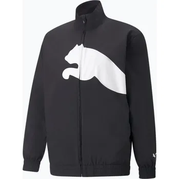 Pánská větrovka Pánská tréninková bunda PUMA Train Big Cat Lined Woven puma černá