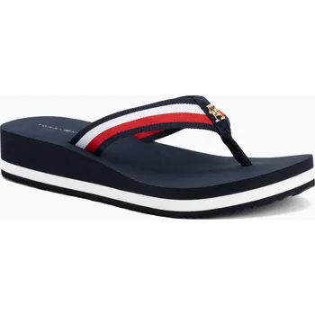 Dámské žabky Dámské žabky Tommy Hilfiger Corp Mid Wedge Beach Sandal space blue