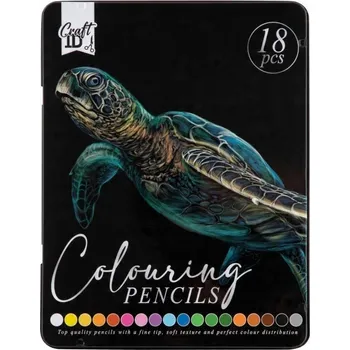 Pastelka Pastelky barevné, 18 barev v kovové krabičce