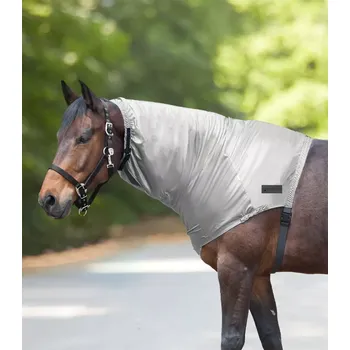 Deka pro koně Waldhausen Krční díl na ekzém, stříbrně šedá, pony