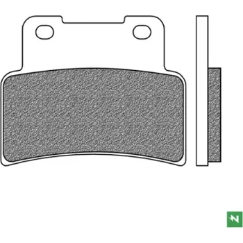 Brzdová destička brzdové destičky, NEWFREN (směs ROAD TOURING SINTERED) 2 ks v balení M502-1026
