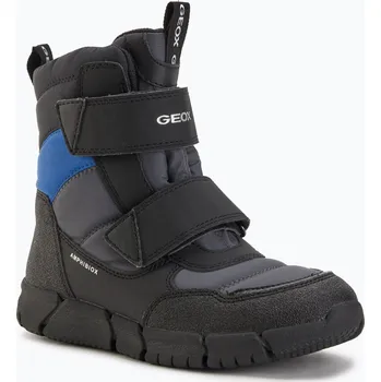 Dívčí sněhule Dětské sněhule Geox Flexyper ABX dark grey / royal