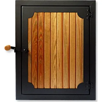 Komínová dvířka Udírnová dvířka dřevěná - BOROVICE 508 x 662 mm